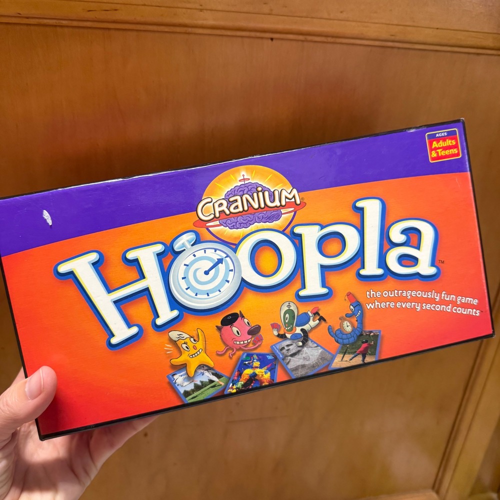 Cranium Hoopla Board Game Adults Teens Cooperative Card Game 2002 2004